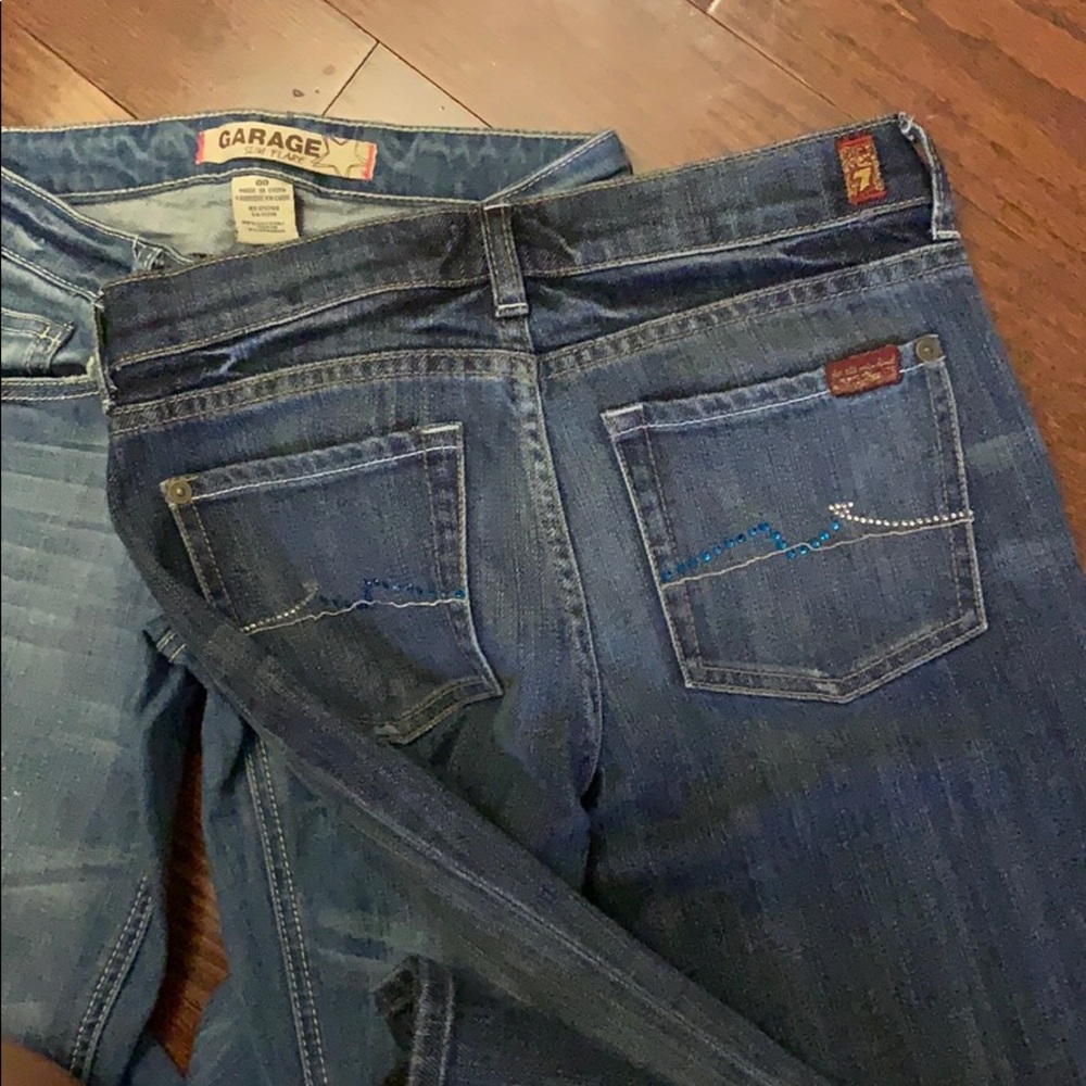 ❤️7 for all mankind jean + Garage